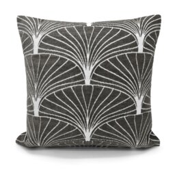 Rackhams Luxury Chenille Pattern Cushion - 43cm x 43cm - Teal - thumbnail 3