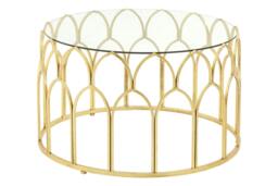 Rackhams Merlin Gold Leaf Coffee Table - thumbnail 2