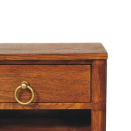 Rackhams Solid Wood Box Frame Wall Nightstand - thumbnail 2