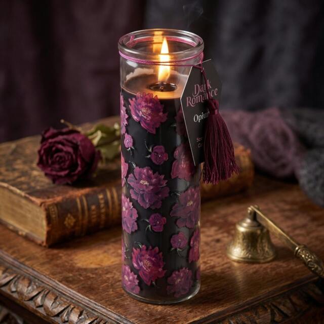 Rackhams Opium Scented Tall Glass Tube Candle - image 1