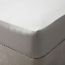 Rackhams Brushed Cotton Extra Deep Fitted Sheet - Grey - Grey - Double - 100% Brushed Cotton - thumbnail 3