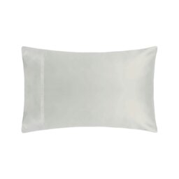 Rackhams 200 Thread Count Egyptian Cotton Housewife Pillowcases (Pair) - Platinum - One Size - Platinum - 100% Egyptian Cotton - thumbnail 2