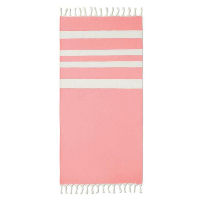 Rackhams Agoura Hammam Towel - Red - One Size - Red - 55% Recycled Polyester/45% Recycled Cotton - image 1