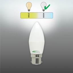 Rackhams B22 Bayonet LED Candle 4.7W Energy Saving Light Bulbs - Pack of 3 - thumbnail 3
