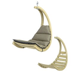 Rackhams Swing Chair - Cream - thumbnail 5
