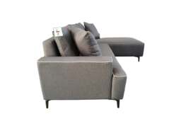 Rackhams The Milano Edge 3 Seater Left Hand Corner Sofa in Grey or Beige - Beige - thumbnail 6