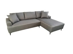 Rackhams The Milano Edge 3 Seater Left Hand Corner Sofa in Grey or Beige - Beige - thumbnail 2