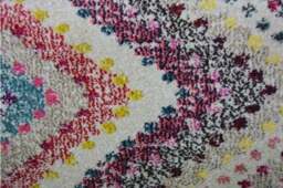 Rackhams Villa Multicolour Diamond Rug - 120X170 cm - thumbnail 2