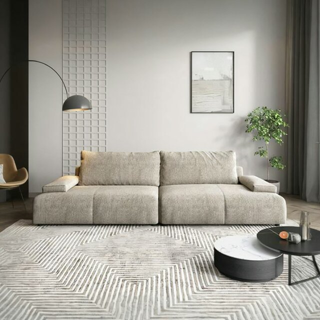 Rackhams Cypress Two Seater, Three Seater, Four Seater Sofa, Linen - Two Seater 210cm - image 1