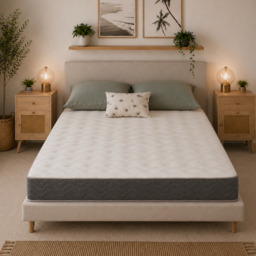 Rackhams WaveFlex Hybrid Mattress - 18cm Deep Breathable Cooltouch+ Sleep Surface - Grey - 1 - 4ft Small Double Mattress (120cm x 190cm) - thumbnail 6