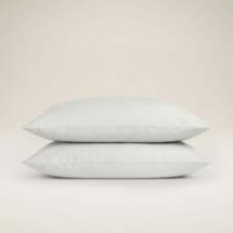 Rackhams Sateen Pillowcase Pair - White - King 50x90 cm - thumbnail 6