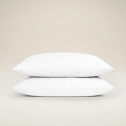 Rackhams Sateen Pillowcase Pair - White - King 50x90 cm - thumbnail 1