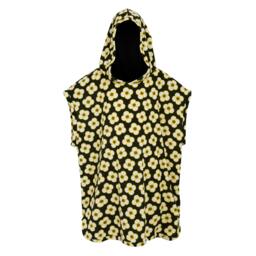Rackhams Girls Orla Kiely Spinning Flower Towelling Robe - Black - 9 Years - Black - 100% Polyester - thumbnail 1