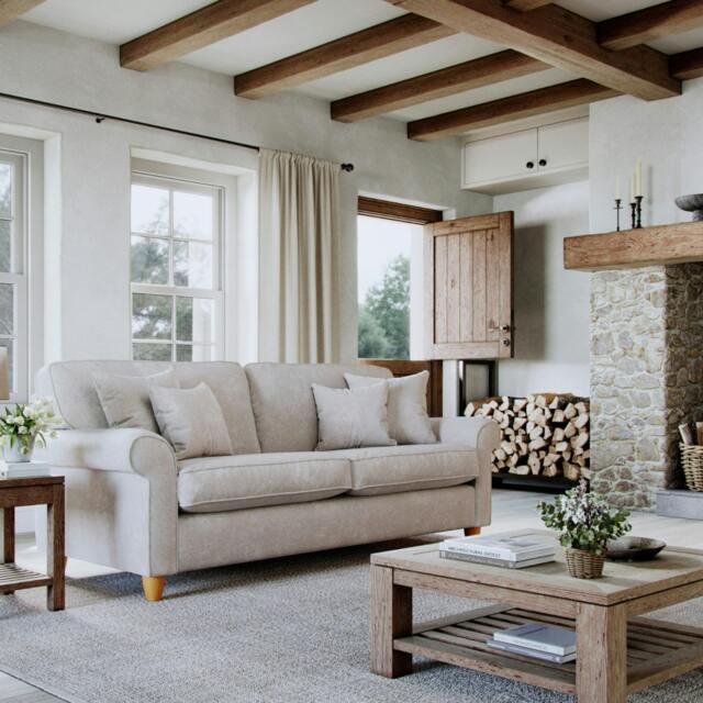 Rackhams Abingdon Large Sofa - Pearl - image 1