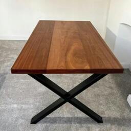 Rackhams Elegant Sapele Dining Table - 180 - 70 - thumbnail 3