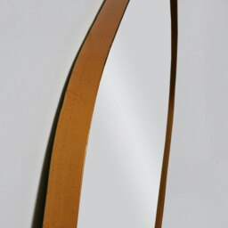 Rackhams Modern Pebble Metal Wall Mirror - 89cm x 69cm - Gold - thumbnail 5