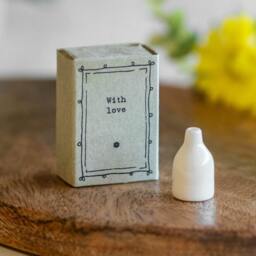 Rackhams East of India 'With Love' Matchbox Vase - thumbnail 2