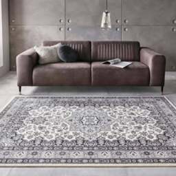 Rackhams Design Oriental Parun Tabriz Grey Rug - 120X170 cm - thumbnail 4