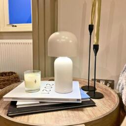 Rackhams Tina Natural LED Rechargeable Table Lamp