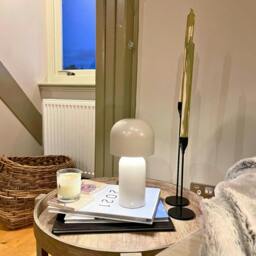 Rackhams Tina Natural LED Rechargeable Table Lamp - thumbnail 2