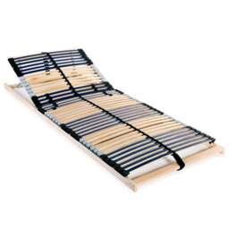 Rackhams Slatted Bed Base with 42 Slats 7 Zones 70x200 cm - thumbnail 1