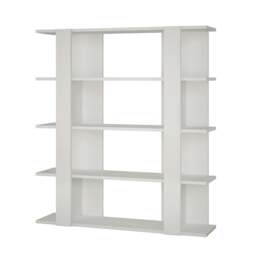 Rackhams Tita 4 Tier Modern Bookcase Wall Mounted Shelving Unit 122cm - Oak Effect - thumbnail 3