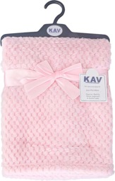 Rackhams Premium Fleece Baby Wrap Blanket - All-Season Comfort, Sustainable and Breathable, 75x100 cm, Easy Wash, Lightweight for Newborns, Infants, Babies - Blue - thumbnail 4