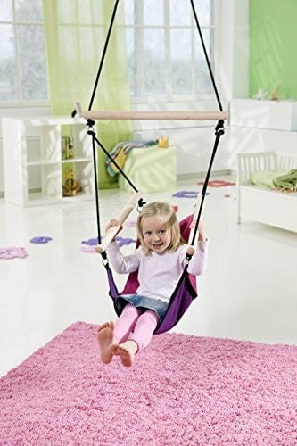 Rackhams Kids Swinger Hanging Chair Pink - image 1