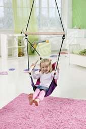 Rackhams Kids Swinger Hanging Chair Pink - thumbnail 1