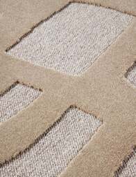 Rackhams Therese Short Pile Beige Rug - 160X230 cm - thumbnail 2