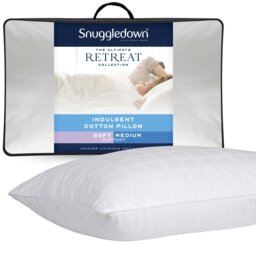 Rackhams Indulgent Cotton Soft Support Pillow - 1 Pack - thumbnail 1