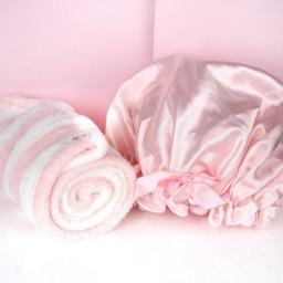 Rackhams Luxury Hair Towel & Shower Cap - thumbnail 3