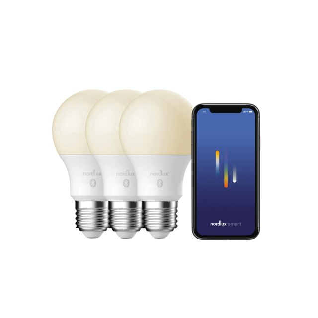 Rackhams Smart E27 - 3-pack - A60 - 2200-6500 Kelvin - 900 Lumen - Light Bulb - White - White - Plastic - 1 - image 1