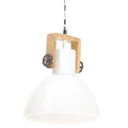 Rackhams Industrial Hanging Lamp 25 W White Round 30 cm E27 - thumbnail 2