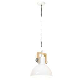 Rackhams Industrial Hanging Lamp 25 W White Round 30 cm E27 - thumbnail 6