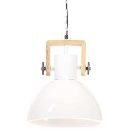 Rackhams Industrial Hanging Lamp 25 W White Round 30 cm E27 - thumbnail 3