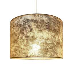 "Rackhams Modern Designer Gold Foil Effect 10"" Lamp Shade for Table or Ceiling Use" - thumbnail 2