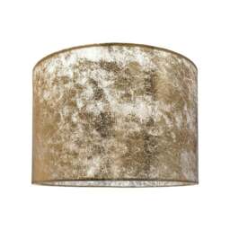 "Rackhams Modern Designer Gold Foil Effect 10"" Lamp Shade for Table or Ceiling Use" - thumbnail 1