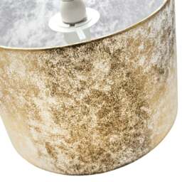 "Rackhams Modern Designer Gold Foil Effect 10"" Lamp Shade for Table or Ceiling Use" - thumbnail 5