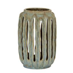 Rackhams Capella Lantern Candle Holder - Grey - Grey - 32cm x 20cm x 20cm - 100% Mixed - thumbnail 1