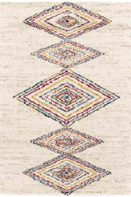 Rackhams Noble Cream Rug – Diamond Design - 200X290 cm - image 1