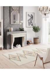 Rackhams Noble Cream Rug – Diamond Design - 200X290 cm - thumbnail 4