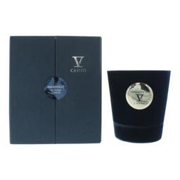 Rackhams Magnificat Flocked Glass Candle 250ml