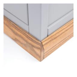 Rackhams Biccari 4 Drawer Chest of Drawers Chrome Knob - Grey - thumbnail 6
