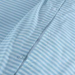 Rackhams Studio Edition Blue Pinstripe Duvet Cover Set - Single - thumbnail 5