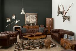 Rackhams Surak Live Edge Teak Wood Coffee Table - thumbnail 2