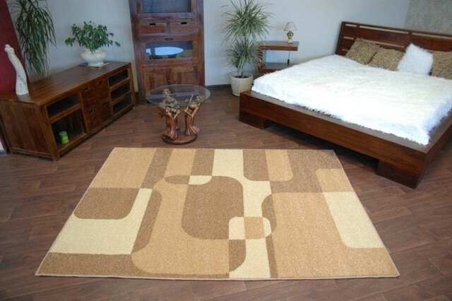 Rackhams Caramel Sepia Rug - 120cm x 170cm - image 1