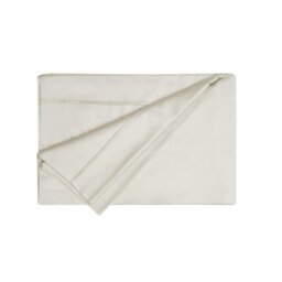 Rackhams 200 Thread Count Egyptian Cotton Flat Sheet - Ivory - Ivory - Double - 100% Egyptian Cotton - thumbnail 2