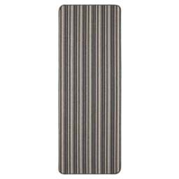 Rackhams Washable All-Purpose Stripe Grey Mats - 67X180 cm - thumbnail 1