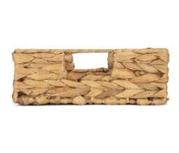 Rackhams Shallow Rectangular Water Hyacinth Storage Basket - Large - thumbnail 5